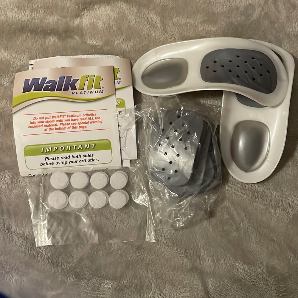 Brand new Thermoplastic, Rubber
SHOE insoles- low, medium, high and massage